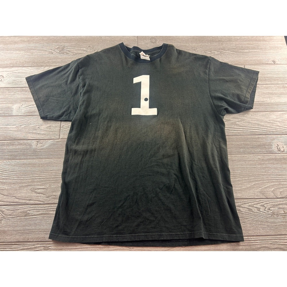 Vintage Nike Golf T Shirt Mens XL Black Made in USA Graphic Tee 90s 1 Logo